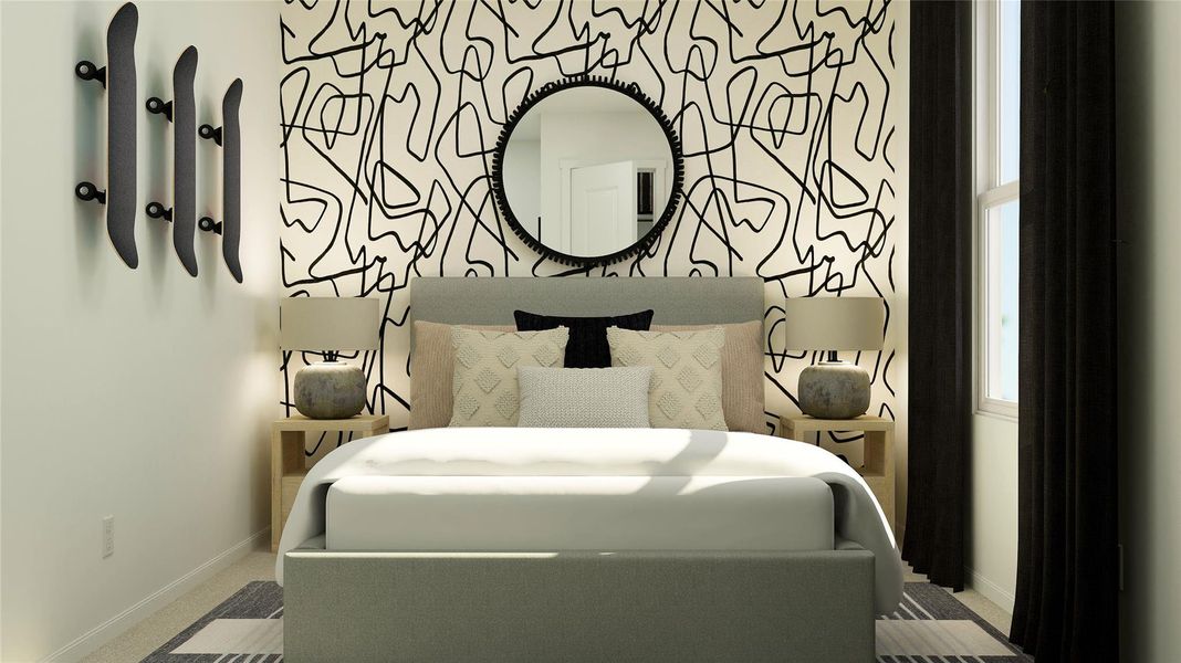 Furnished interior view inside a new home in Sila, Huffman (Image 12).