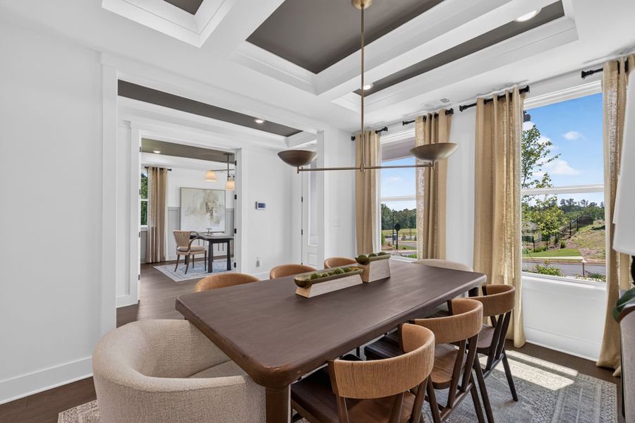Representative furnished interior of a home built from the Newlyn by Pulte Homes in Bleckley Station, Ball Ground (Image 9). Representative furnished interior of a home built from the Newlyn by Pulte Homes in Bleckley Station, Ball Ground (Image 9).