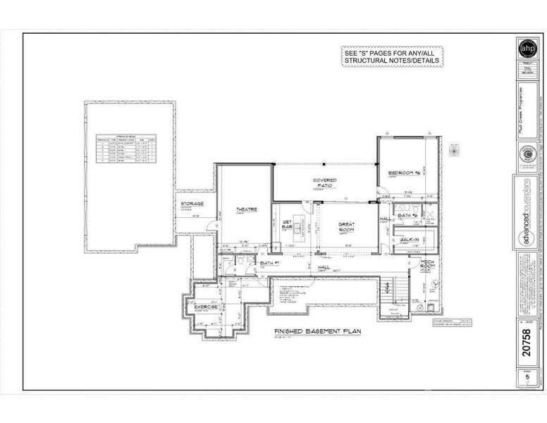 2D floor plan layout of this home in , Davidson, NC (Image 5).