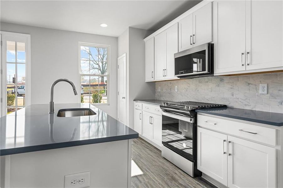 Furnished interior view inside a new home in Harmony, Auburn (Image 9).