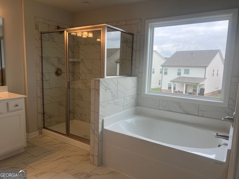 Furnished interior view inside a new home in Crofton Place Enclave, Snellville (Image 12). Furnished interior view inside a new home in Crofton Place Enclave, Snellville (Image 12).