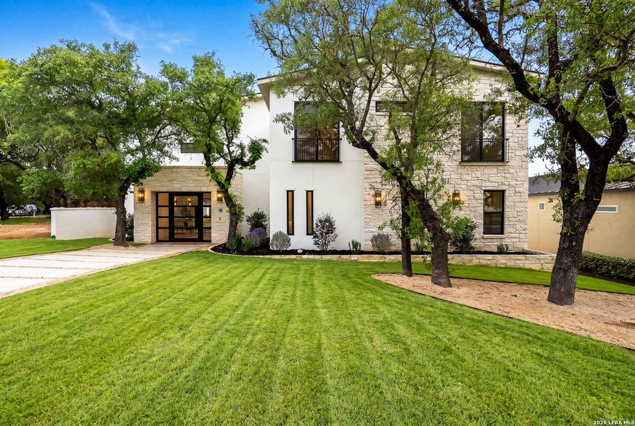 Front exterior of a new home in , San Antonio, TX, highlighting curb appeal (Image 25).