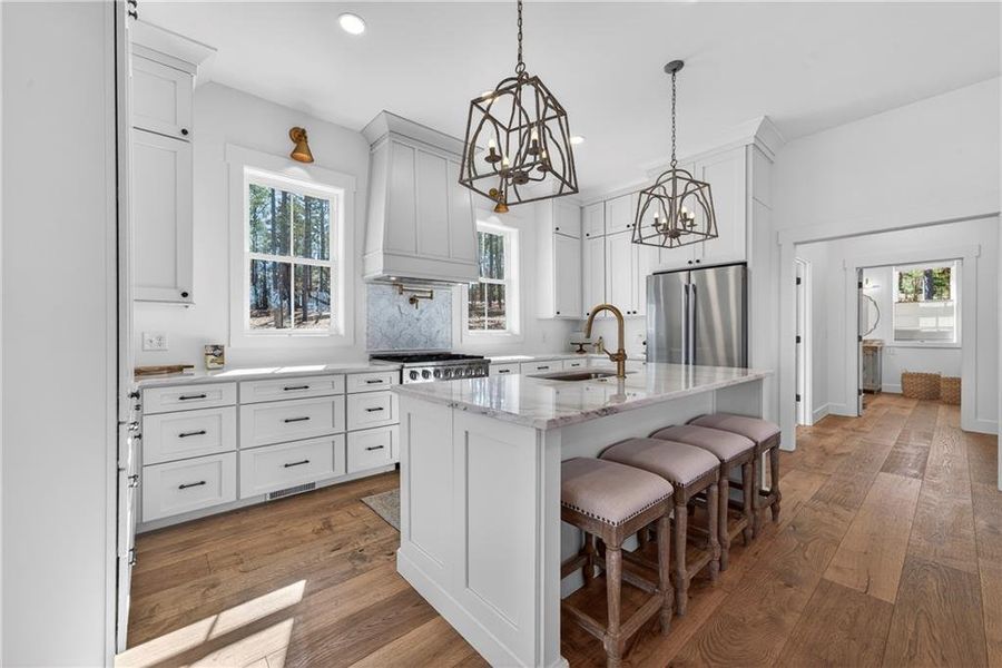 Furnished interior view inside a new home in , Eatonton (Image 9).