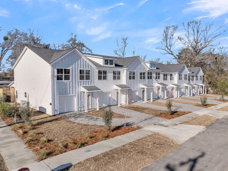 Front exterior of a new home in , North Charleston, SC, highlighting curb appeal (Image 25). Front exterior of a new home in , North Charleston, SC, highlighting curb appeal (Image 25).