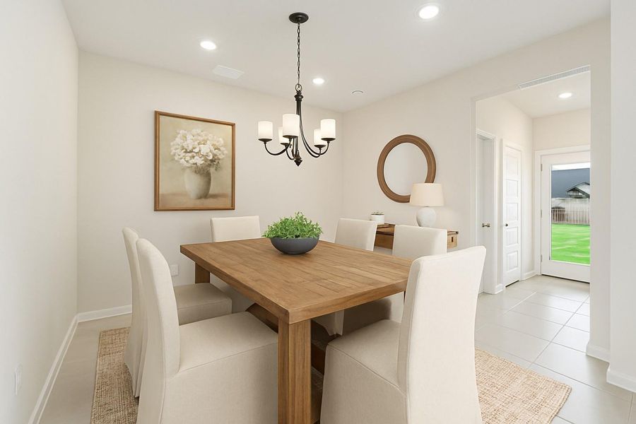 Dining Room - virtually staged Dining Room - virtually staged