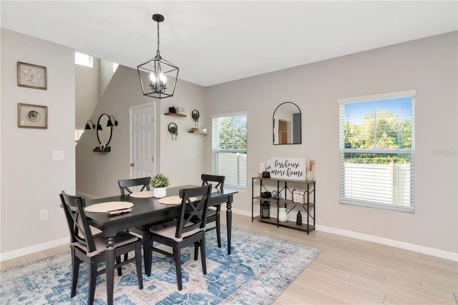 Furnished interior view inside a new home in Bell Creek Landing, Riverview (Image 10). Furnished interior view inside a new home in Bell Creek Landing, Riverview (Image 10).