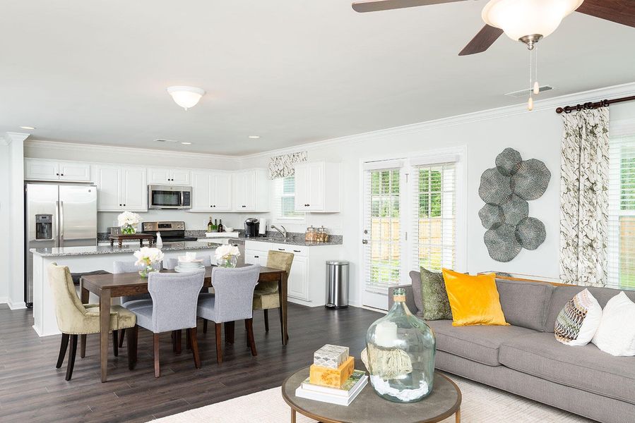 Furnished interior view inside a new home in , Manning (Image 8). Furnished interior view inside a new home in , Manning (Image 8).