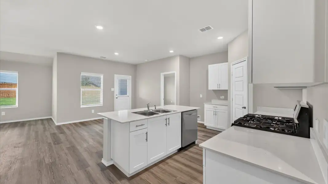 Furnished interior view inside a new home in Hadley Farms, Godley (Image 5).