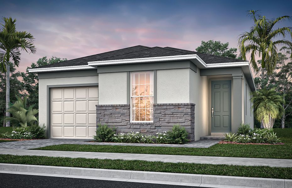 Representative exterior photo of a completed home built from the Ascent by DiVosta in Harbor Isle, Vero Beach, FL (Image 16). Representative exterior photo of a completed home built from the Ascent by DiVosta in Harbor Isle, Vero Beach, FL (Image 16).
