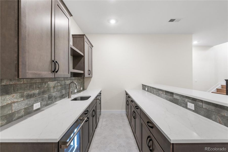 Furnished interior view inside a new home in Autograph at Lyric, Lone Tree (Image 10).
