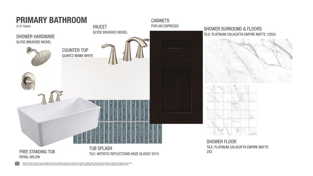 Sample of building materials used in homes in Lariat - 80', Liberty Hill (Image 4).