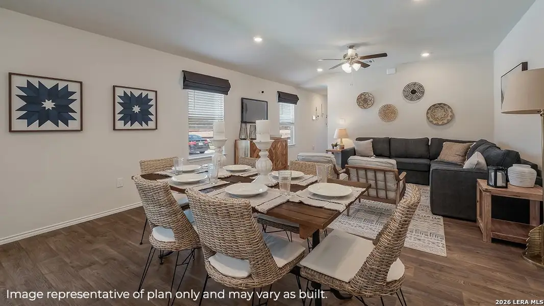 Furnished interior view inside a new home in Veranda, San Antonio (Image 9). Furnished interior view inside a new home in Veranda, San Antonio (Image 9).