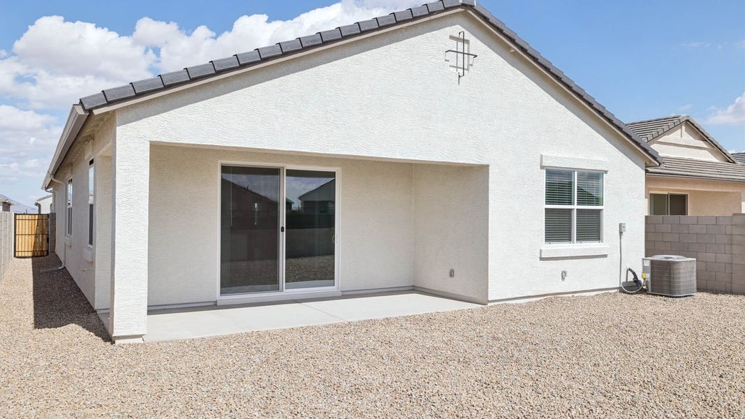 Exterior details and patio area of a home in Moonlight, Maricopa (Image 3).