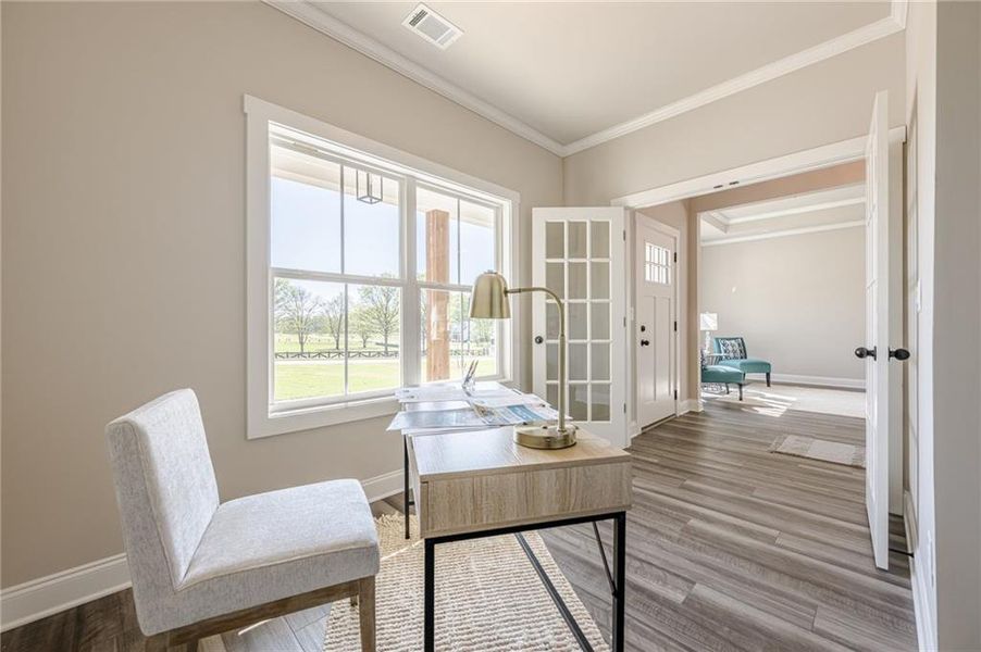 Furnished interior view inside a new home in , Covington (Image 35).