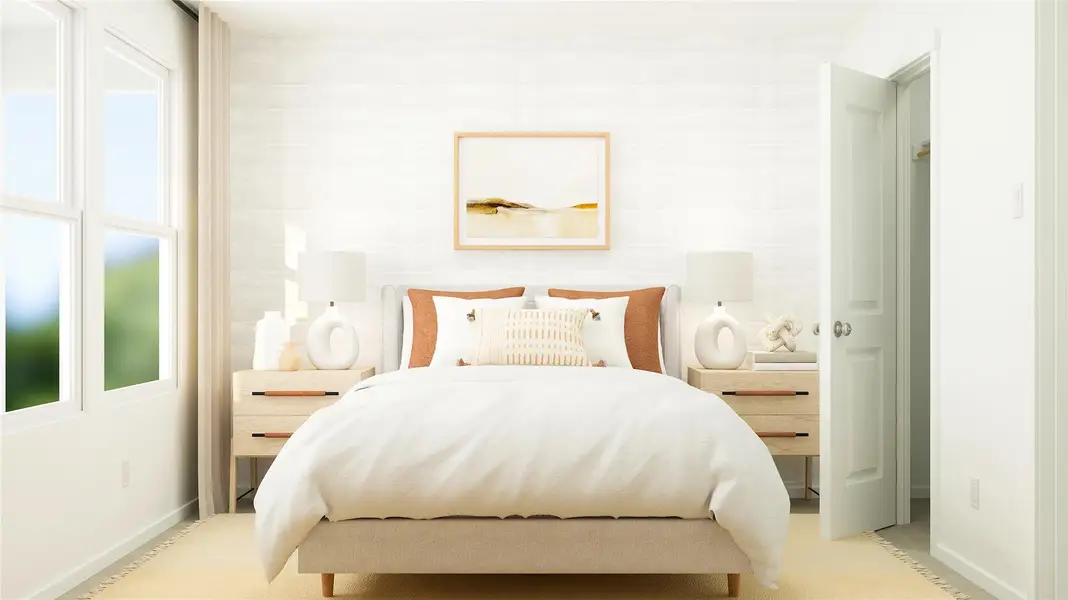 Furnished interior view inside a new home in Summerside: Watermill Collection, Lockhart (Image 5).