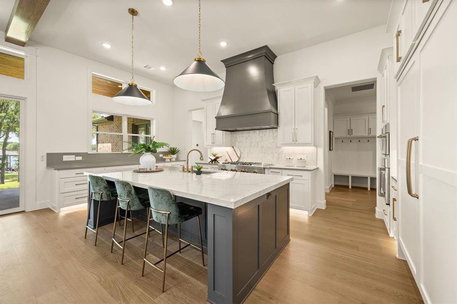 Furnished interior view inside a new home in The Resort on Eagle Mt. Lake, Fort Worth (Image 16).