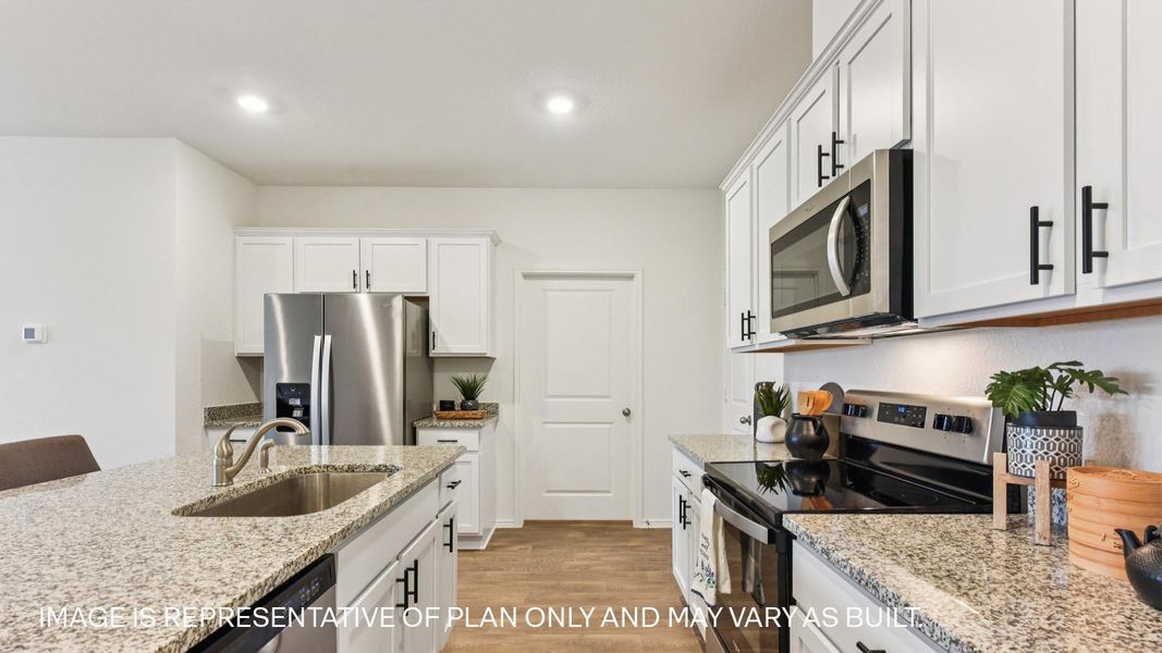 Furnished interior view inside a new home in Palomino, Manor (Image 15).
