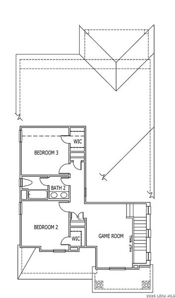 2D floor plan layout of this home in Mayfair, New Braunfels, TX (Image 2). 2D floor plan layout of this home in Mayfair, New Braunfels, TX (Image 2).