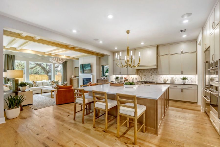 Representative furnished interior of a home built from the 5001 by Risewell Homes in Freedom at Anthem, Kyle (Image 5).