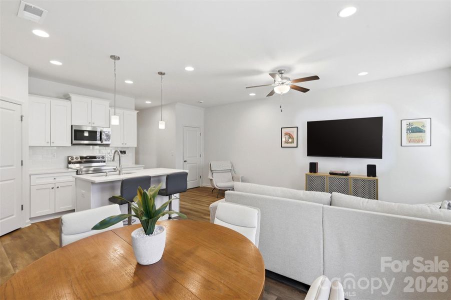 Furnished interior view inside a new home in , Charlotte (Image 5).