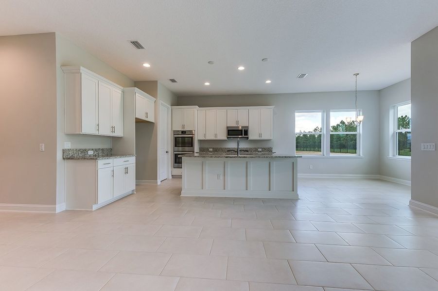 Representative unfurnished interior of a home built from the Washington by Riverside Homes in Mariposa at EverRange, Jacksonville (Image 16).