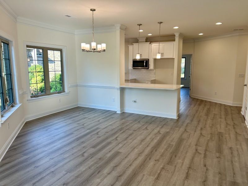 Spacious, unfurnished interior of a new home in Trellises, High Point (Image 27).