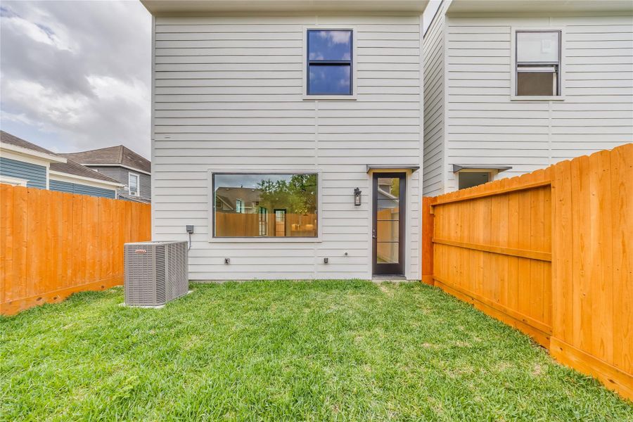 Exterior details and patio area of a home in , Houston (Image 4).