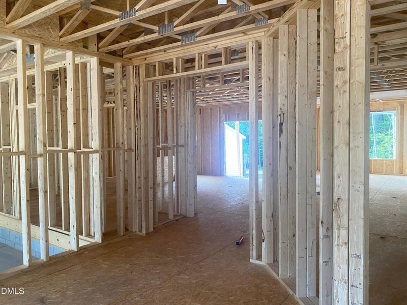 In-progress construction of a new home in Laneridge Estates, Raleigh, NC (Image 28).