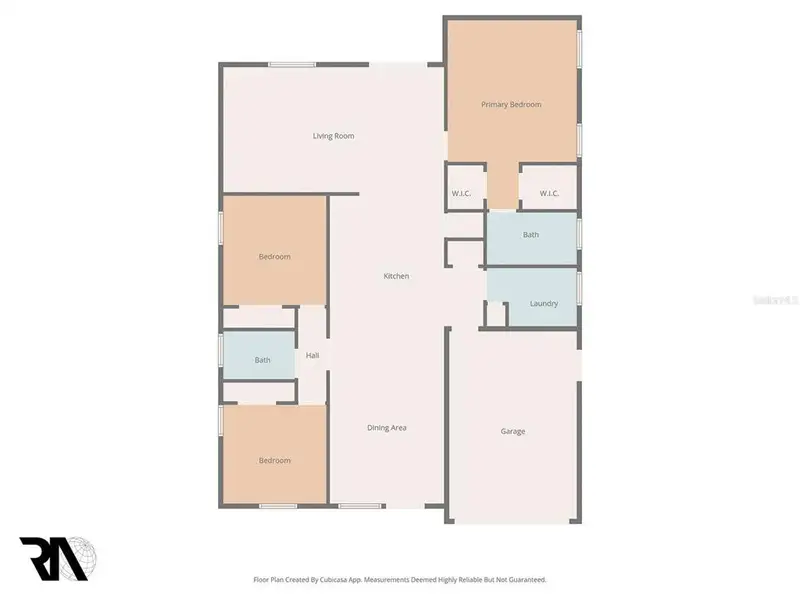2D floor plan layout of this home in , St. Petersburg, FL (Image 4).