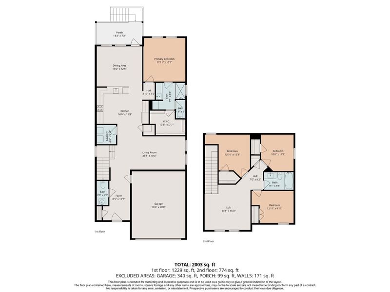 View of floor plan / room layout