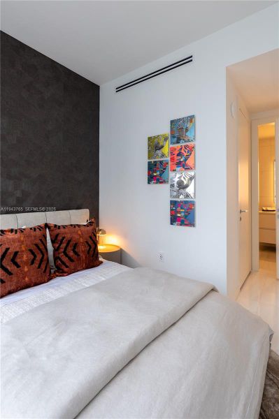 Furnished interior view inside a new home in , Miami (Image 46).