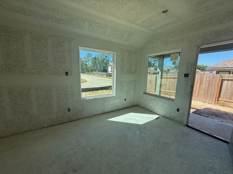 In-progress construction of a new home in Cliffstone Hills, Conroe, TX (Image 25).