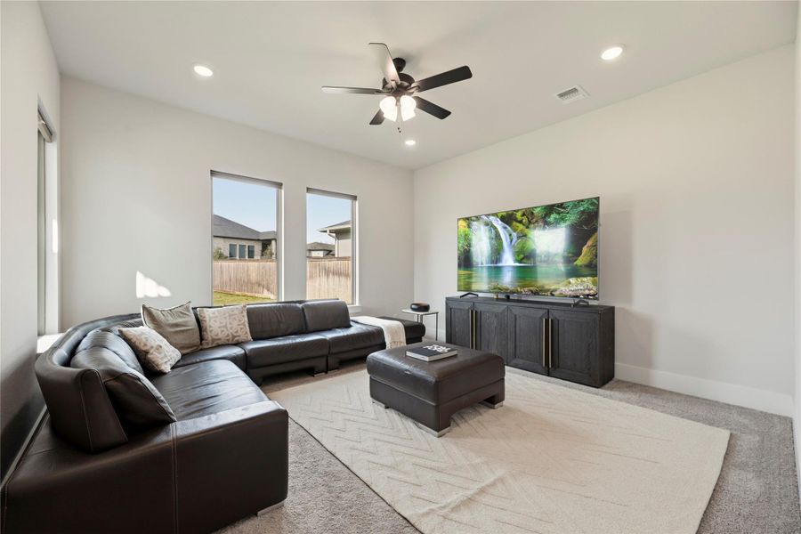 Furnished interior view inside a new home in , Cypress (Image 34).