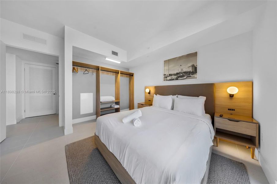 Furnished interior view inside a new home in , Miami (Image 18).