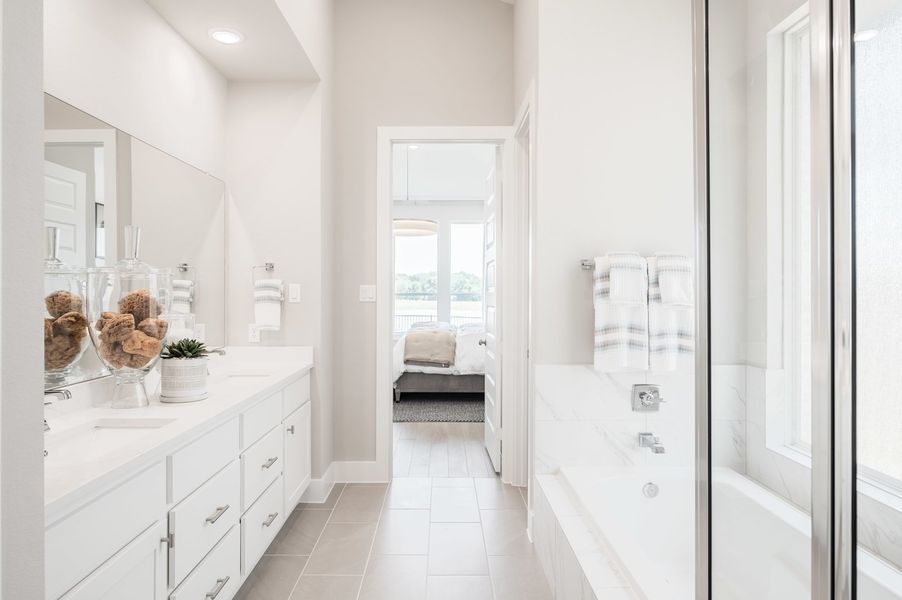 Representative furnished interior of a home built from the Verdin by Tri Pointe Homes in Pecan Ridge, Fulshear (Image 70).