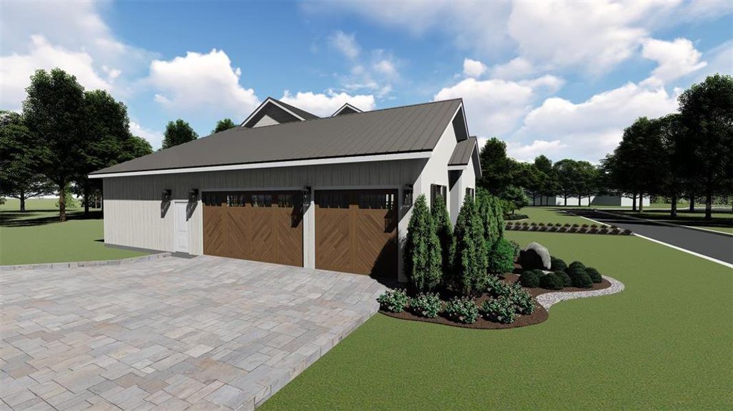 Front exterior of a new home in , Howey-in-the-Hills, FL, highlighting curb appeal (Image 8).