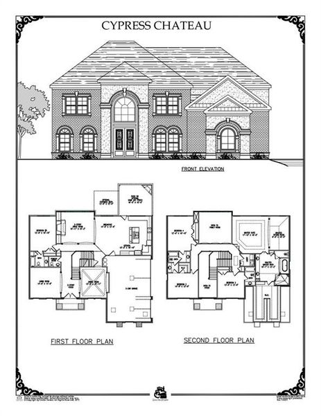 Exterior rendering of this home design in , Conyers, GA (Image 1).