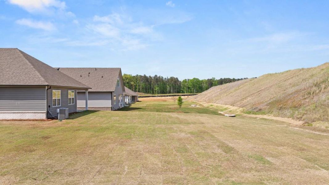 Front exterior of a new home in Hamptons at Riverwood North, Dallas, GA, highlighting curb appeal (Image 37).