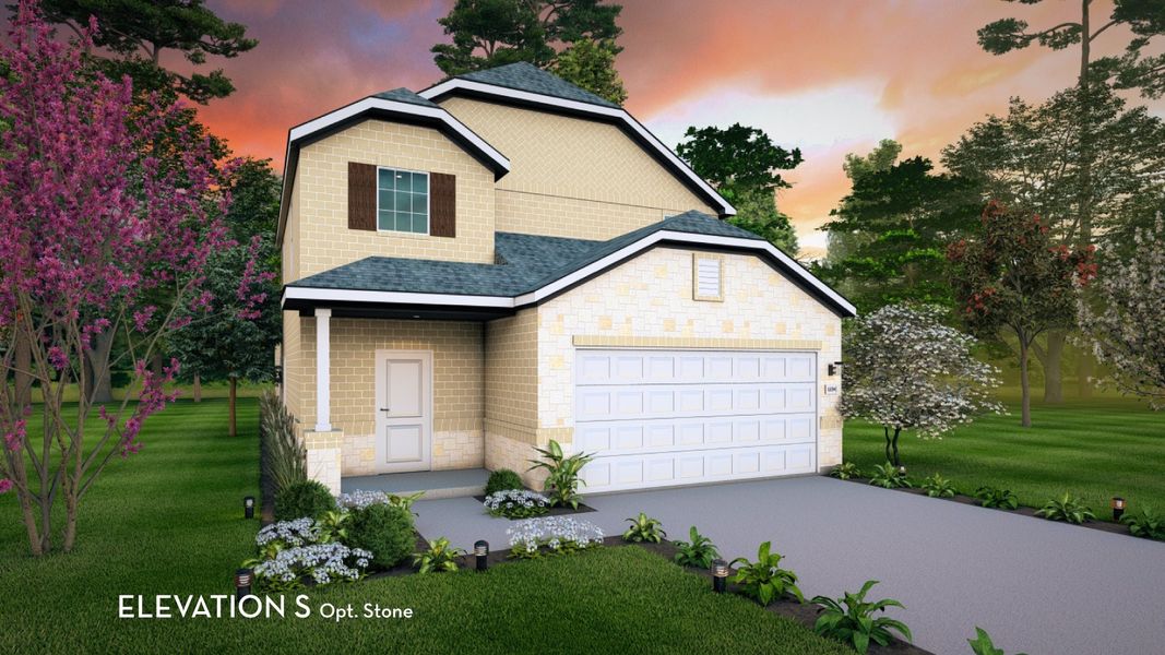 Representative exterior photo of a completed home built from the Hickory by CastleRock Communities in Westridge, McKinney, TX (Image 21). Representative exterior photo of a completed home built from the Hickory by CastleRock Communities in Westridge, McKinney, TX (Image 21).