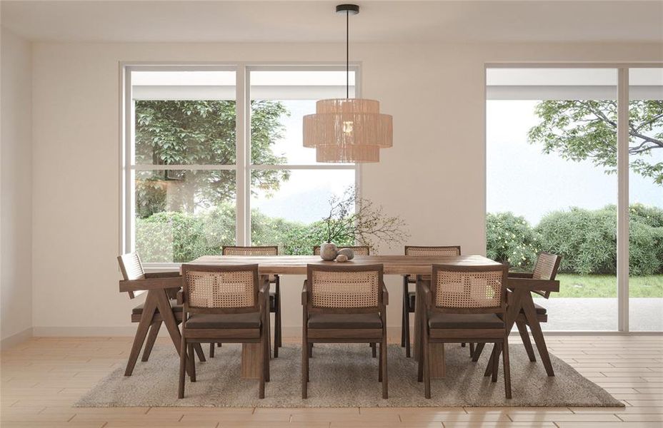 Furnished interior view inside a new home in , Palm Coast (Image 8).