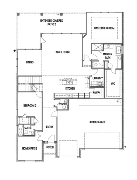 2D floor plan layout of this home in Blackhawk, Pflugerville, TX (Image 4). 2D floor plan layout of this home in Blackhawk, Pflugerville, TX (Image 4).