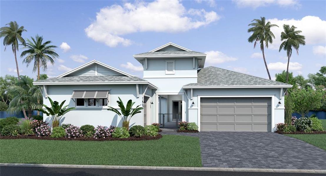 Front exterior of a new home in , San Antonio, FL, highlighting curb appeal (Image 1). Front exterior of a new home in , San Antonio, FL, highlighting curb appeal (Image 1).