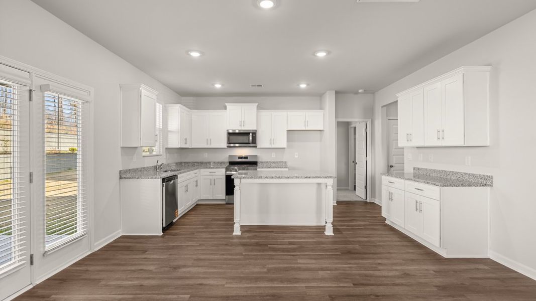 Representative furnished interior of a home built from the Mansfield by D.R. Horton in Southwind Village, Evans (Image 6).