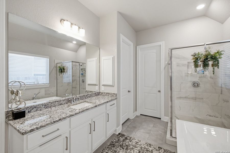 Furnished interior view inside a new home in Ventana, Bulverde (Image 18).