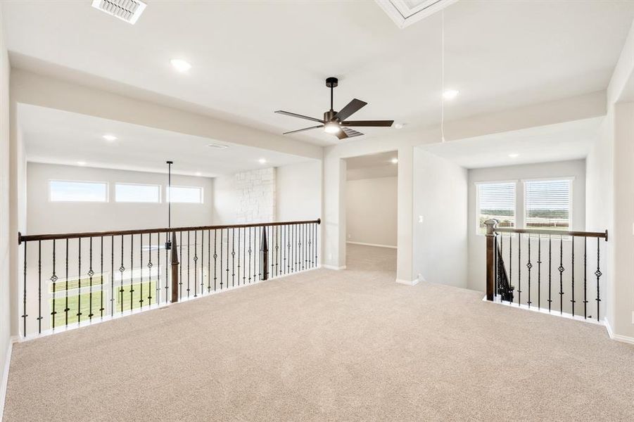 Spacious, unfurnished interior of a new home in Devonshire Classic 50-55, Forney (Image 17). Spacious, unfurnished interior of a new home in Devonshire Classic 50-55, Forney (Image 17).