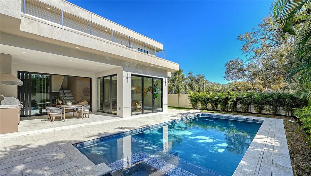 Exterior details and patio area of a home in , Sarasota (Image 33).