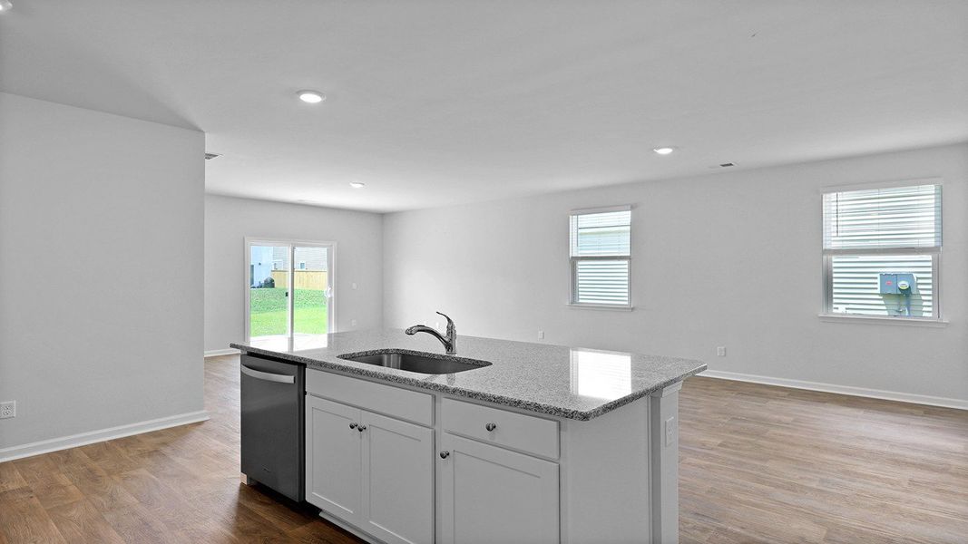 Furnished interior view inside a new home in Pine Hills at Cane Bay, Summerville (Image 5). Furnished interior view inside a new home in Pine Hills at Cane Bay, Summerville (Image 5).