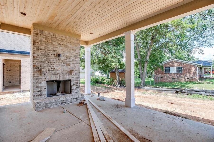 In-progress construction of a new home in , Buford, GA (Image 34).