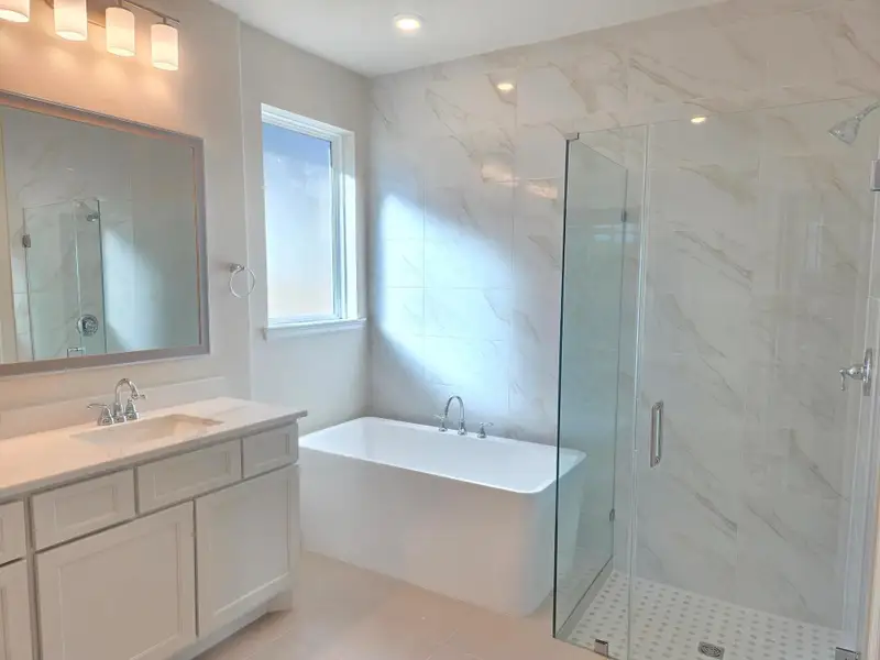 Furnished interior view inside a new home in Sienna 40', Missouri City (Image 2). Furnished interior view inside a new home in Sienna 40', Missouri City (Image 2).