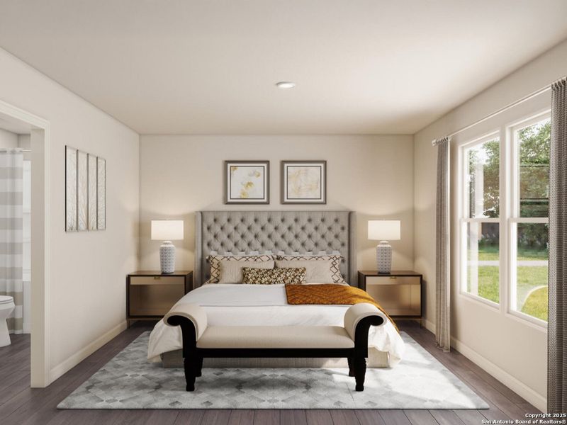 Furnished interior view inside a new home in Las Colinas, Kenedy (Image 13). Furnished interior view inside a new home in Las Colinas, Kenedy (Image 13).